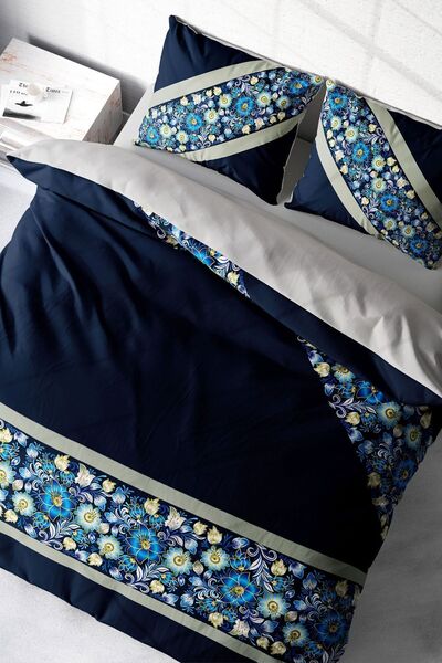 MonoHome Set cuvertură de pilota dublă naturală Secret Garden