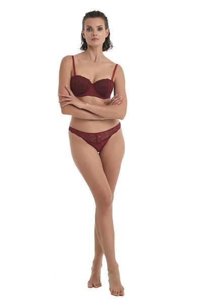 Blackspade Slip de damă bordeaux 60371