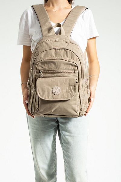 Çanta Trend Geantă de școală unisex din nurcă deschisă Mega Size cu curele ortopedice reglabile și compartiment pentru laptop cu 9 compartimente