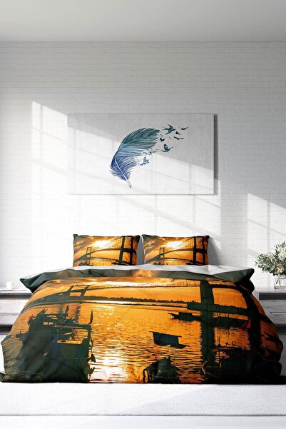 PerlaSera 3D Custom Design - Double Cotton Satin Duvet Cover Set