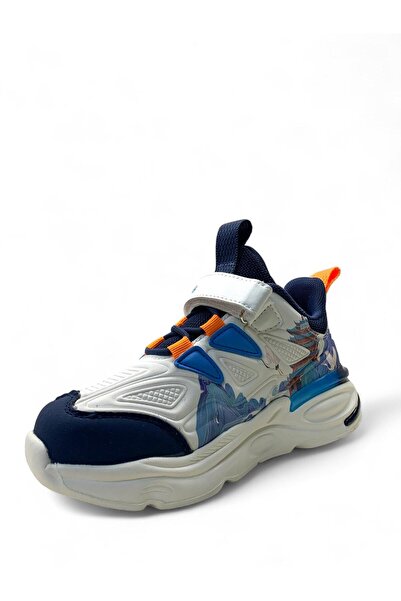 Jump 31103 Erkek Çocuk Beyaz/Lacivert Rahat Sneaker