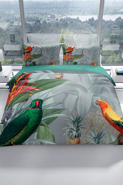 PerlaSera Parworld 3d Cotton Satin Double Duvet Cover Set