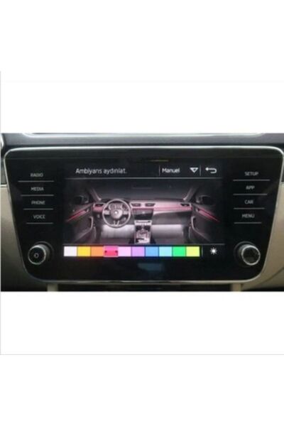 Mobilite Skoda Superb 9h Nano Film - واقي شاشة لملاحة الوسائط المتعددة 2018-2023