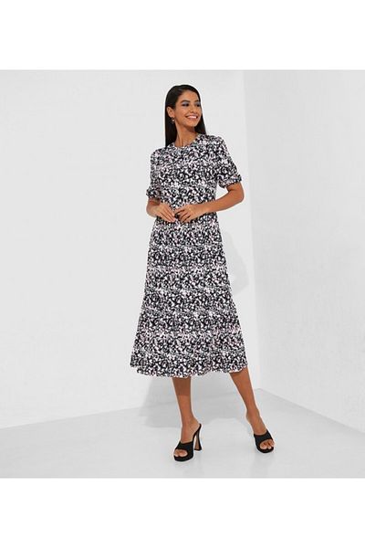 Aila Multi-color Women's Midi dress