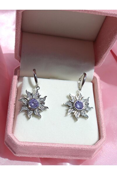 Reorah Collection Rapunzel Güneşi Küpe-Gümüş Kaplama
