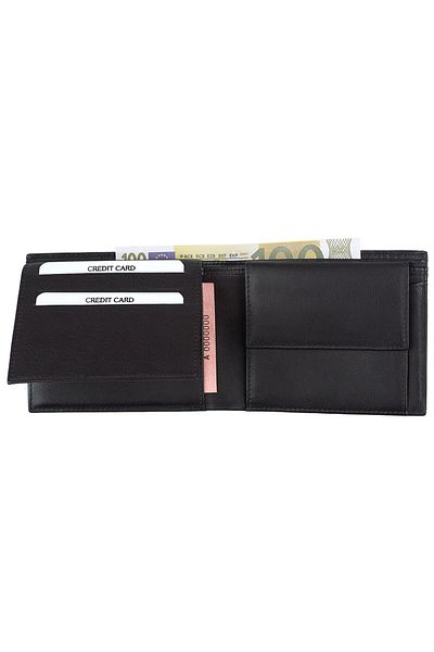 BENCH Carbon Geldbörse Leder 12 cm