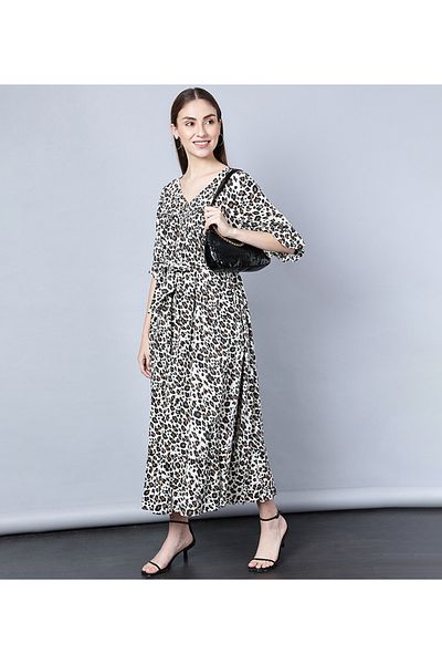 Aila Multi-color Women's Midi dress