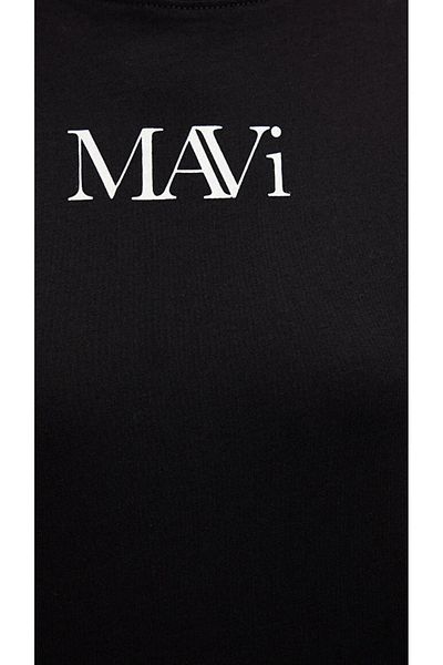 Mavi T-Shirt με μοτίβο λογότυπου