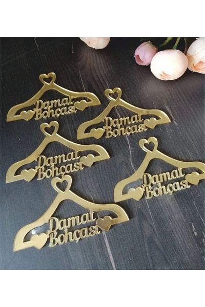 GÜVEN 5 Pieces of Groom's Package with Plexi Label