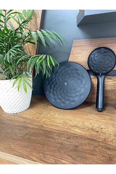 FLEKO DUŞ Fleko Siyah Mat Tepe El Duş Dd4-b