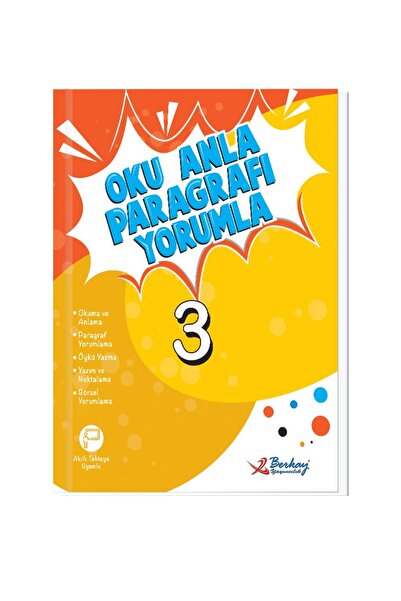 Berkay Yayıncılık 3.SINIF OKU ANLA PARAGRAFI YORUMLA