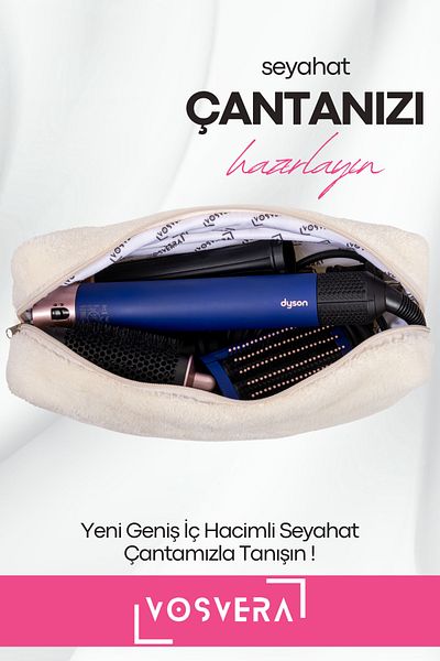 vosvera Θήκη ταξιδιού Mega XL - Συμβατή με Dyson Airwrap και όλα τα Hair Styler