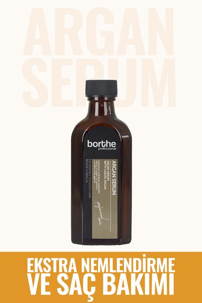 Borthe Nemlendirme Etkili Argan Saç Serumu 100ml