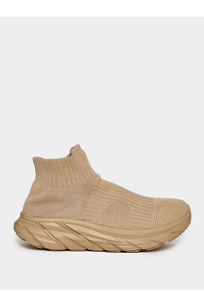 Styli Textured Slip On Sock Fit Casual Shoes