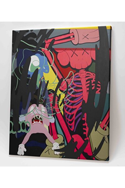 VeraStore Kaws Art Decoration Canvas Painting