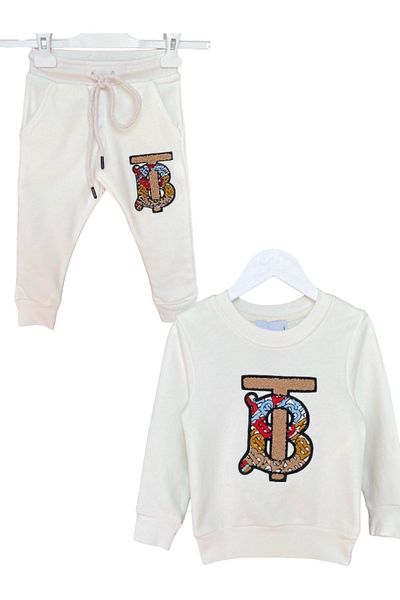 LİTTLE TORTOİSE Boy's Summer Embroidery Embroidered Sweatshirt Set