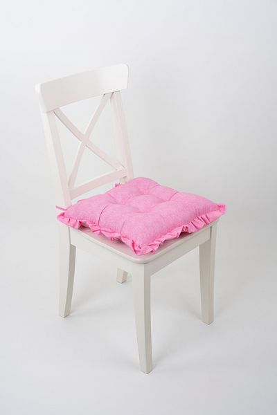 ALTINPAMUK Pink Fluffy chair - Frill and Laces, 42x42cm