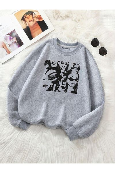 BENROMA ΦΟΥΤΕΡ UNISEX OVERSIZE - ΓΥΝΑΙΚΕΙΑ ΦΙΓΟΥΡΑ ΕΚΠΤΩΜΕΝΗ, ΠΟΛΥΛΟΓΙΚΟΣ ΛΑΙΜΟΣ