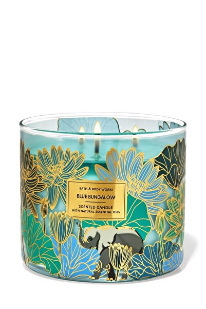 Bath & Body Works Blue Bungalow Büyük Mum 411 G
