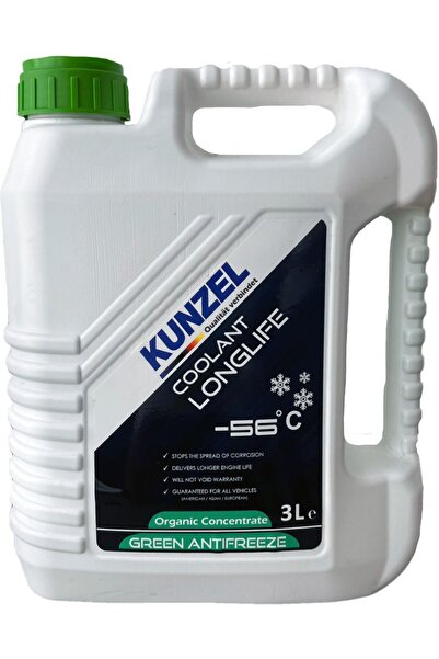 KUNZEL Antifriz Organik Konsantre - 56° Yeşil /green 3 Lt