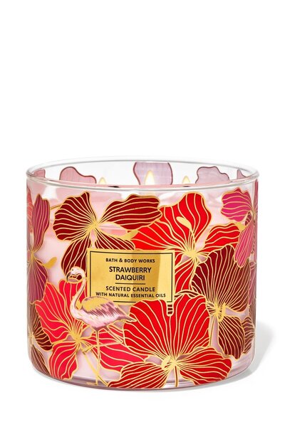 Bath & Body Works Strawberry Daiquiri Büyük Mum 411 G