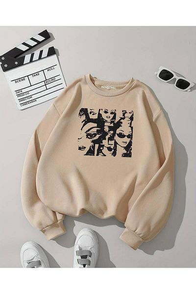 BENROMA ΦΟΥΤΕΡ UNISEX OVERSIZE - ΓΥΝΑΙΚΕΙΑ ΦΙΓΟΥΡΑ ΕΚΠΤΩΜΕΝΗ, ΠΟΛΥΛΟΓΙΚΟΣ ΛΑΙΜΟΣ