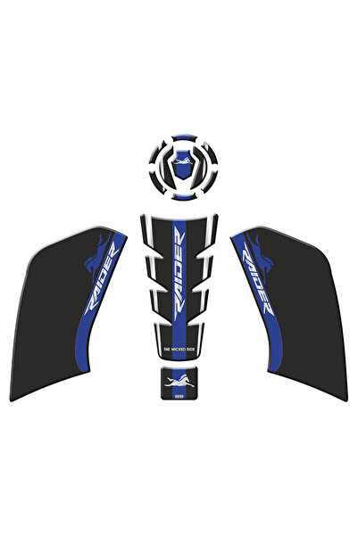 gogo premium TVS RAIDER 125 2023 - 2024 UYUMLU TANK PAD SET 007