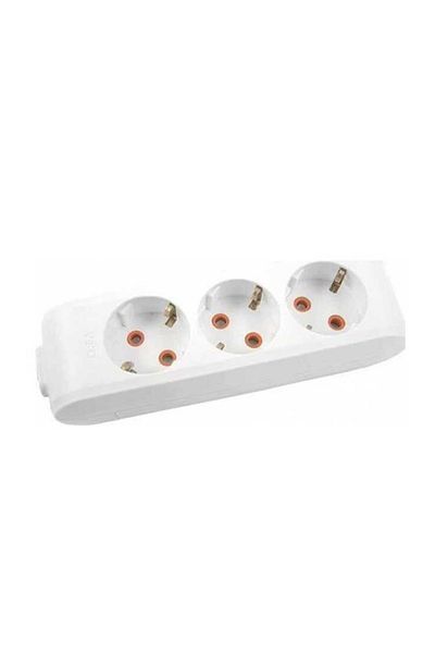 Asel Grounded Socket Terminal Block - Set of 3