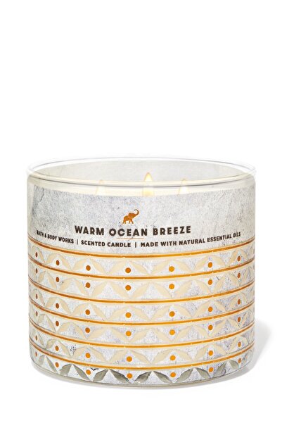 Bath & Body Works Warm Ocean Breeze Büyük Mum 411 G