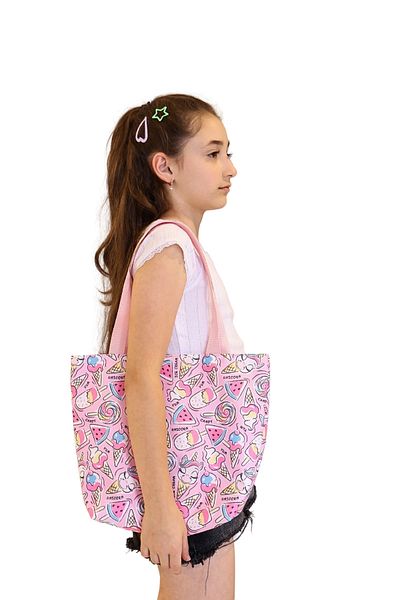 ICONE BAG Τσάντα παραλίας για κορίτσια με μοτίβο Unicorn - Τσάντα με στάμπα