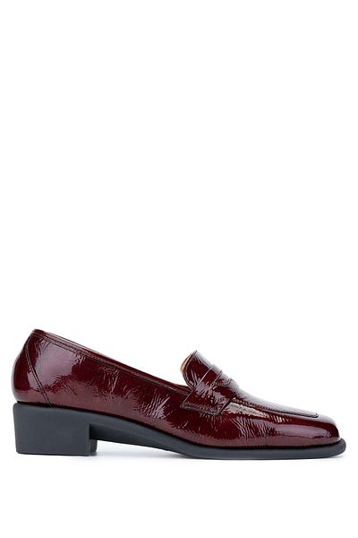 RELAX ANATOMIC Genuine Leather Claret Red Women's Comfort Shoes