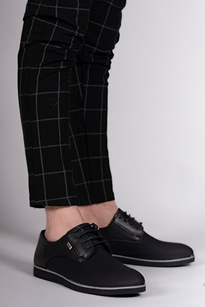 Riccon Black Printed Men's Casual Shoes0012682