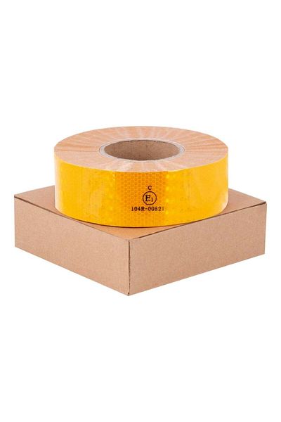 MeyZone Tweetürk Approved Reflector Phosphorescent Strip Tape Yellow 50 Meters