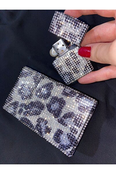 Lüks Taş Sigara Kutusu Ve Zippo Çakmak(KISA)
