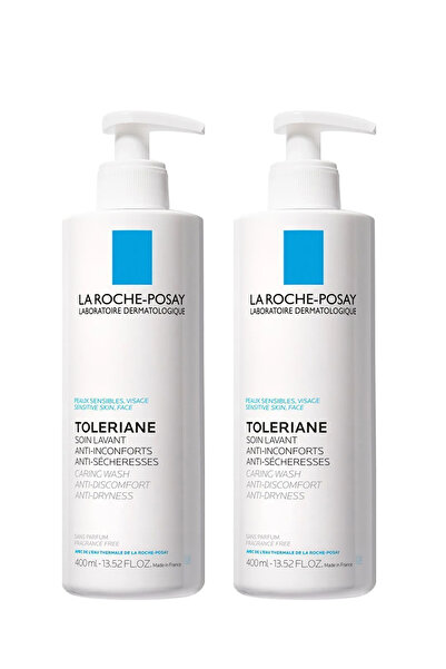 La Roche Posay Toleriane Caring Wash Temizleyici Jel 400ml X 2