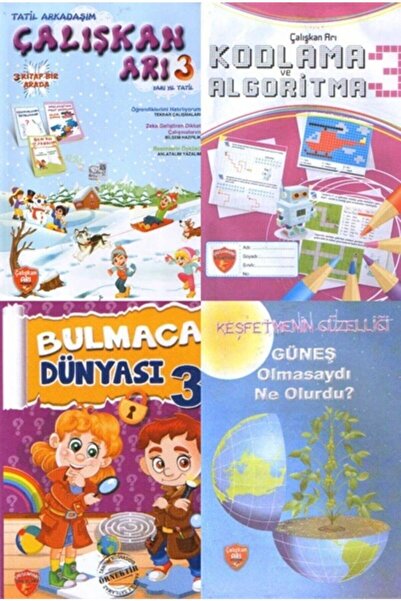 Çalışkan Arı Yayınları Çalışkan Arı 3.sınıf Yarıyıl Tatil Kitabı
