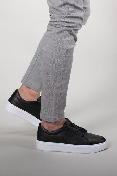 Riccon Men's Casual Shoes0012581 Black