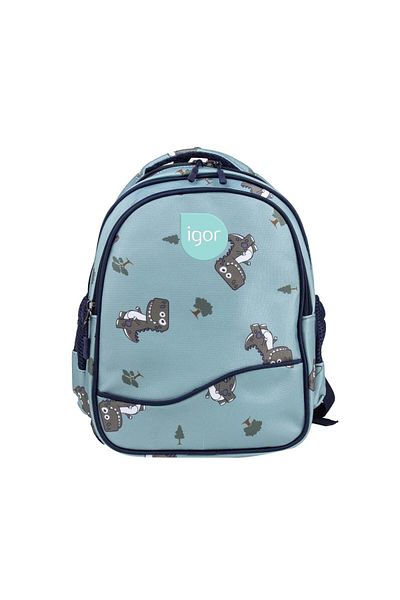 IGOR GreenDinosaurPatterned Bp10002-dnr Primary School Backpack