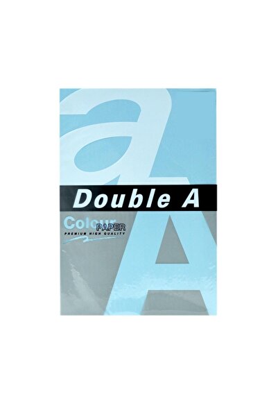 DOUBLE A Double-a Renkli Fotokopi Kağıdı A4 80 Gram Pastel Okyanus Mavisi (25...
