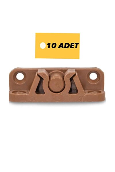 Eymen Aluminyum Sineklik Çıt Çıt Plastik Sineklik Kilidi Açık Kahverengi (10 ...