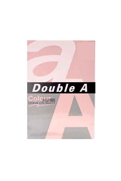 DOUBLE A ورق نسخ باستيل فلامينجو مقاس A4 - 80 جرام، 25 عبوة