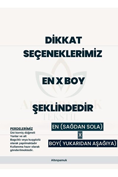 ALTINPAMUK Balkon Perdesi Enxboy Seçenekli Bağcıklı Balkon Brandası Sarı Gri Ty801