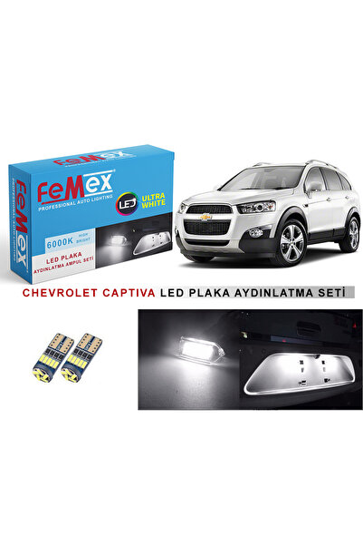 FEMEX Chevrolet Captiva LED Plaka Aydınlatma Ampul Seti FEMEX Parlak Beyaz