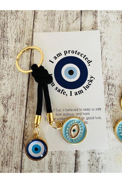 Talia&Talia Nazarlık Keychain - Black