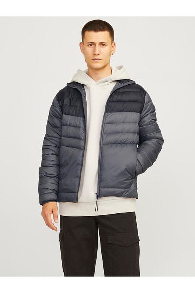 Jack & Jones سترة منتفخة للرجال بياقة واقفة - 12258444