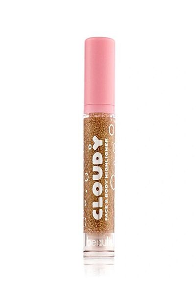 beaulis White and Gold Colored Cloudy Face and Body Illuminator - Highlighting