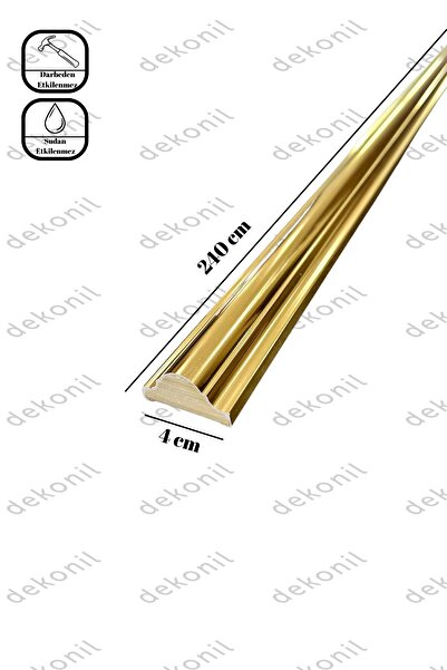 Dekonil Gold Duvar Çıtası 4 cm (15 Boy-36 Metre)