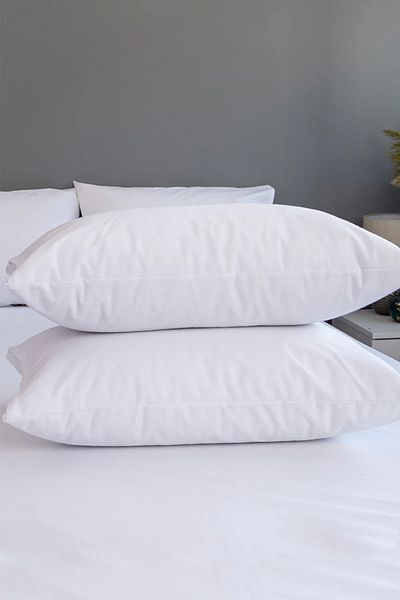 Novella Home 2-piece White Liquid-proof Pillow Mattresses - 50*70 Cm
