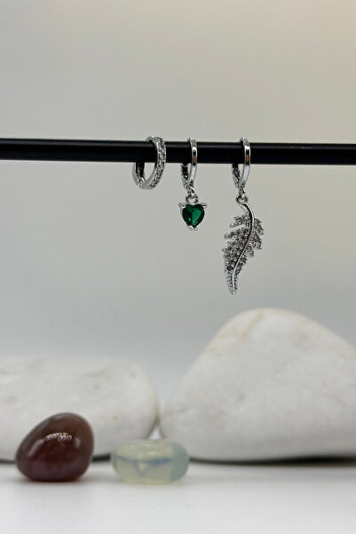 PSGT 3'LU   trendy Minimalist Hoop küpe kadınlar için zirkon taşlı