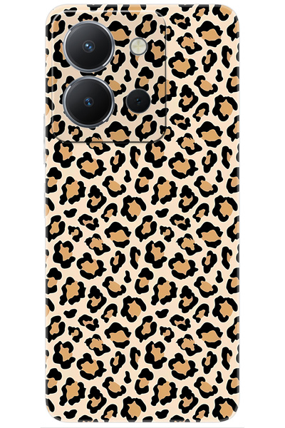 vivo Y36 (V2247) Uyumlu Kılıf Desen Baskılı Silikon Leopar Desen STK:743 CP-I...